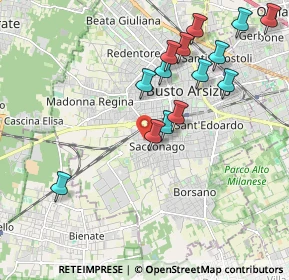 Mappa Via Monte Nero, 21052 Busto Arsizio VA, Italia (2.05)