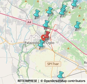 Mappa , 25036 Palazzolo sull'Oglio BS, Italia (5.91429)