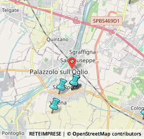 Mappa , 25036 Palazzolo sull'Oglio BS, Italia (3.2425)