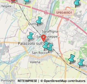 Mappa , 25036 Palazzolo sull'Oglio BS, Italia (3.00083)