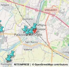 Mappa , 25036 Palazzolo sull'Oglio BS, Italia (3.07417)