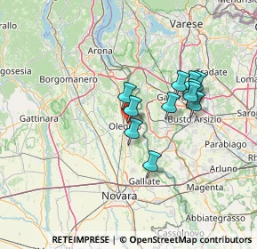 Mappa Via delle Industrie, 28047 Oleggio NO, Italia (10.99273)