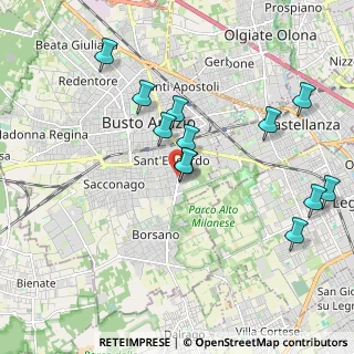Mappa Via Arona, 21052 Busto Arsizio VA, Italia (1.945)