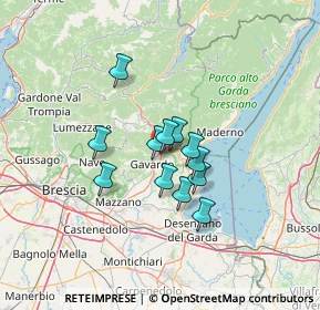 Mappa Via Salvo D' Acquisto, 25089 Villanuova Sul Clisi BS, Italia (8.945)