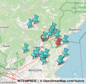 Mappa Via Salvo D' Acquisto, 25089 Villanuova Sul Clisi BS, Italia (6.29611)