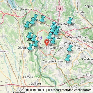 Mappa Via Gorizia, 21015 Lonate Pozzolo VA, Italia (6.5535)