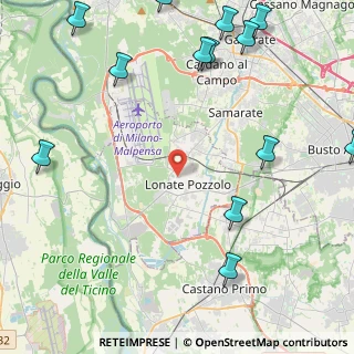 Mappa Via Gorizia, 21015 Lonate Pozzolo VA, Italia (6.29385)