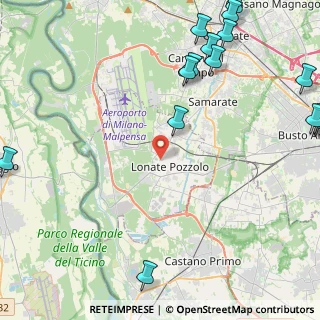 Mappa Via Gorizia, 21015 Lonate Pozzolo VA, Italia (6.56467)