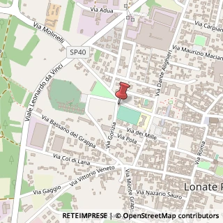 Mappa Via Gorizia, 1, 21015 Lonate Pozzolo, Varese (Lombardia)