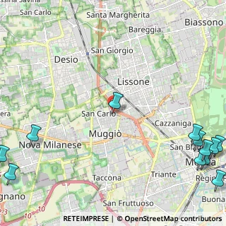 Mappa Unieuro, 20851 Lissone MB, Italia (3.72833)