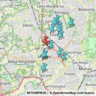 Mappa Via Giardino Centro Commerciale Sodifin a, 20851 Lissone MB, Italia (1.47571)