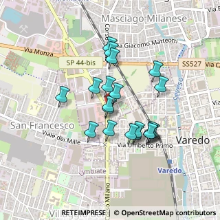 Mappa Via Nicolò Paganini, 20813 Bovisio-Masciago MB, Italia (0.363)