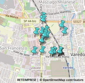 Mappa Via Niccolò Paganini, 20813 Bovisio-Masciago MB, Italia (0.3245)