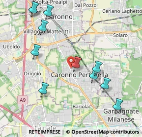 Mappa Via L. Favini, 21042 Caronno Pertusella VA, Italia (2.32)