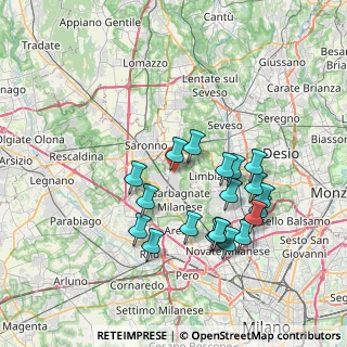 Mappa Via Adige, 20020 Cesate MI, Italia (7.2085)