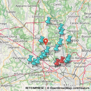 Mappa Via Adige, 20020 Cesate MI, Italia (7.34278)