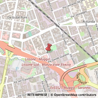 Mappa Via G. Cimabue, 1, 20851 Lissone, Monza e Brianza (Lombardia)