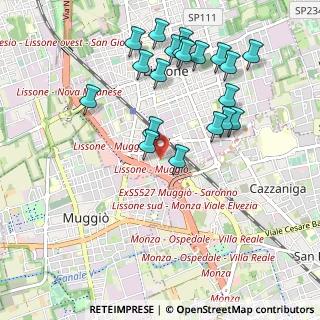Mappa Via Sala Guido, 20851 Lissone MB, Italia (1.0535)