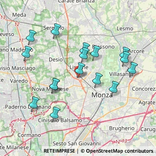 Mappa Via Sala Guido, 20851 Lissone MB, Italia (4.06063)