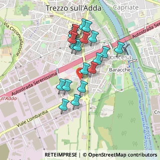 Mappa Via Alessandro Volta, 20056 Trezzo sull'Adda MI, Italia (0.399)