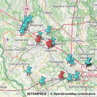 Mappa Via Rosolino Pilo, 20025 Legnano MI, Italia (10.0295)