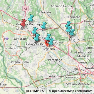 Mappa LEGNANO - Via Pietro Micca a.V.Cavour, 20025 Legnano MI, Italia (6.45417)