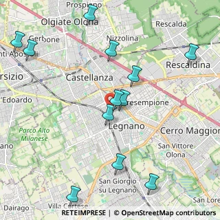 Mappa Via Giuseppe Mazzini, 20025 Legnano MI, Italia (2.455)