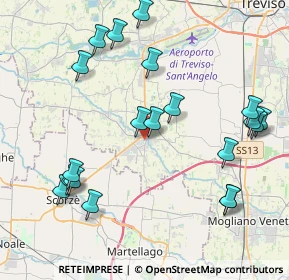 Mappa Via Francesco Petrarca, 31059 Zero branco TV, Italia (4.5835)