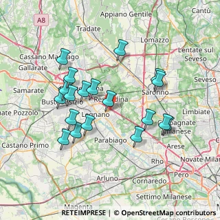 Mappa Via Bertani, 20023 Cerro Maggiore MI, Italia (7.02895)