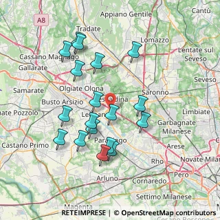 Mappa Via Bertani, 20023 Cerro Maggiore MI, Italia (7.20222)