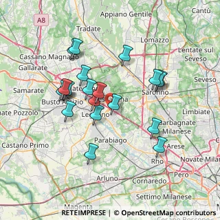 Mappa Via Bertani, 20023 Cerro Maggiore MI, Italia (6.6835)