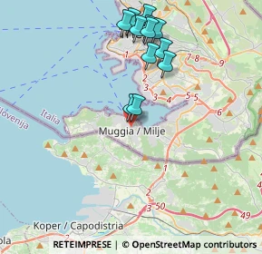 Mappa Via Bembo Francesco, 34015 Muggia TS, Italia (3.9025)