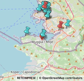 Mappa Via Bembo Francesco, 34015 Muggia TS, Italia (4.364)