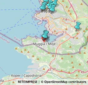 Mappa Via Bembo Francesco, 34015 Muggia TS, Italia (4.29727)