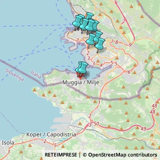 Mappa Via N.Colarich, 34015 Muggia TS, Italia (3.9025)