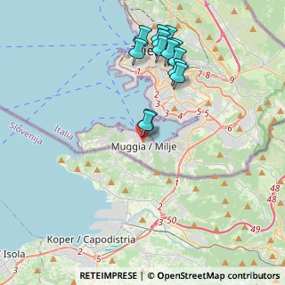 Mappa Via N.Colarich, 34015 Muggia TS, Italia (4.05538)