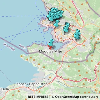 Mappa Via N.Colarich, 34015 Muggia TS, Italia (4.5095)