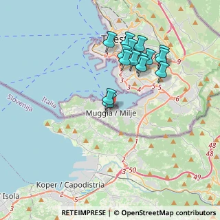 Mappa Via N.Colarich, 34015 Muggia TS, Italia (3.57)