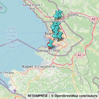 Mappa Via N.Colarich, 34015 Muggia TS, Italia (5.54364)