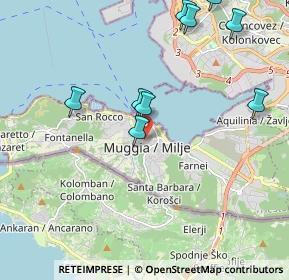 Mappa Via Bembo Francesco, 34015 Muggia TS, Italia (2.97643)