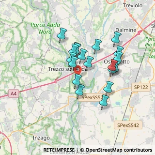 Mappa Via Privata Crespi, 24042 Capriate San Gervasio BG, Italia (2.96158)