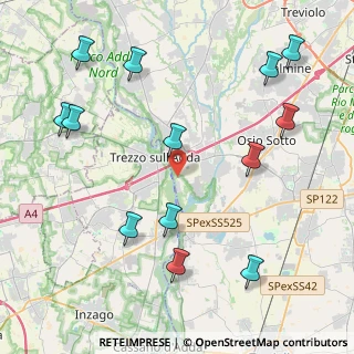 Mappa Via Privata Crespi, 24042 Capriate San Gervasio BG, Italia (5.05846)