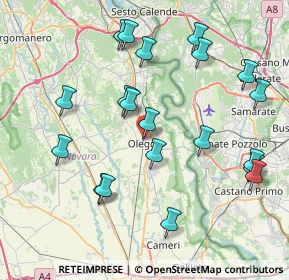 Mappa Via Partigiani, 28047 Oleggio NO, Italia (8.5275)