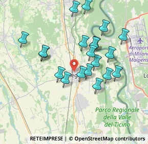 Mappa Via Partigiani, 28047 Oleggio NO, Italia (3.4185)