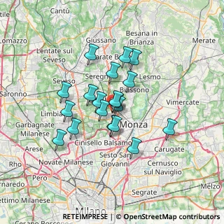 Mappa Via Generale Gaetano Giardino, 20851 Muggiò MB, Italia (5.17)
