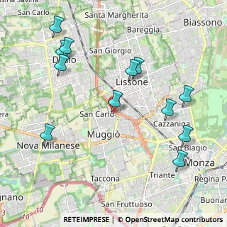 Mappa Via Generale Gaetano Giardino, 20851 Muggiò MB, Italia (2.35)