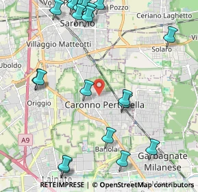 Mappa Largo Donatori Del Sangue, 21042 Caronno Pertusella VA, Italia (2.723)