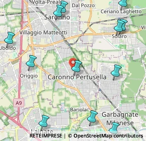 Mappa Largo Donatori Del Sangue, 21042 Caronno Pertusella VA, Italia (2.93667)
