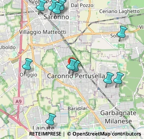 Mappa Largo Donatori Del Sangue, 21042 Caronno Pertusella VA, Italia (2.485)