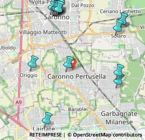 Mappa Largo Donatori Del Sangue, 21042 Caronno Pertusella VA, Italia (2.8905)